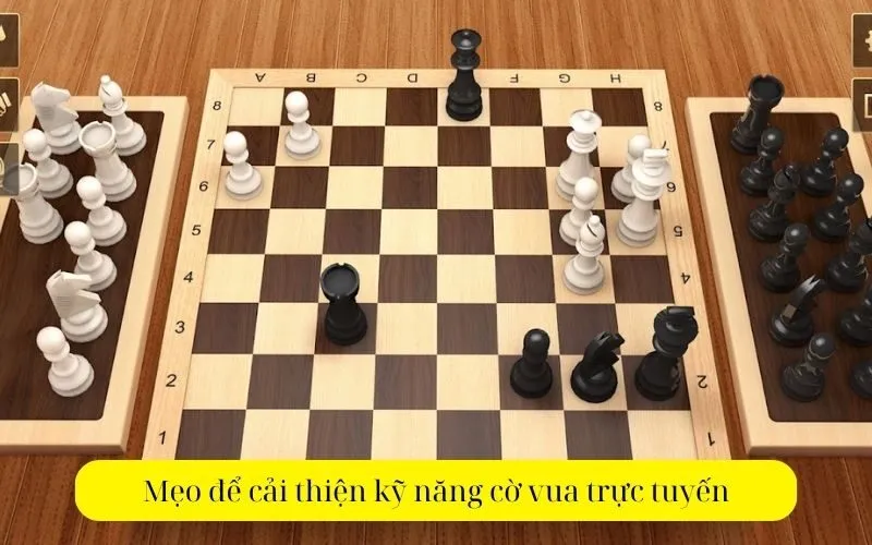 Mẹo để cải thiện kỹ năng cờ vua trực tuyến