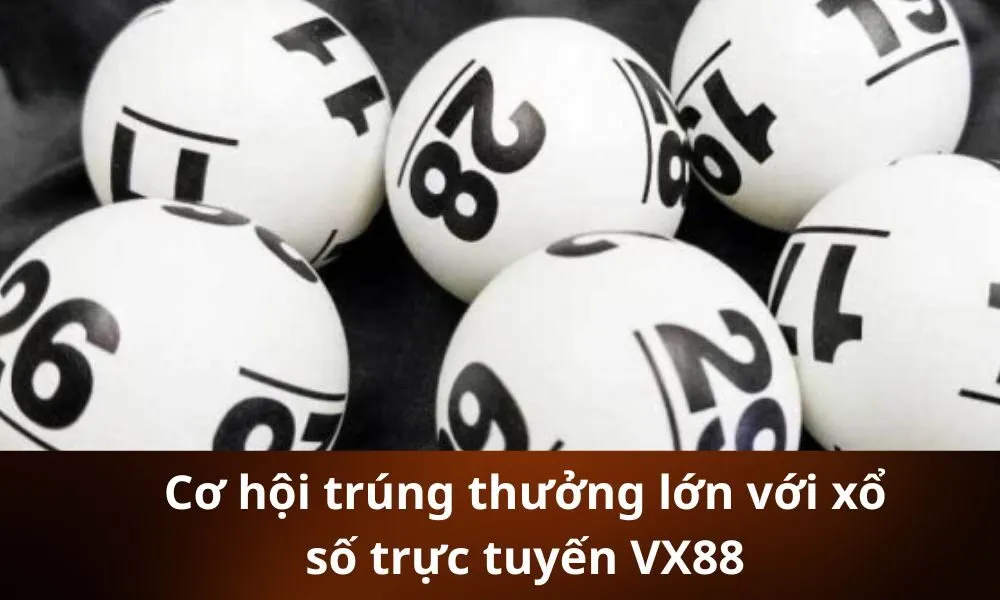 Cơ hội trúng thưởng lớn với xổ số trực tuyến VX88