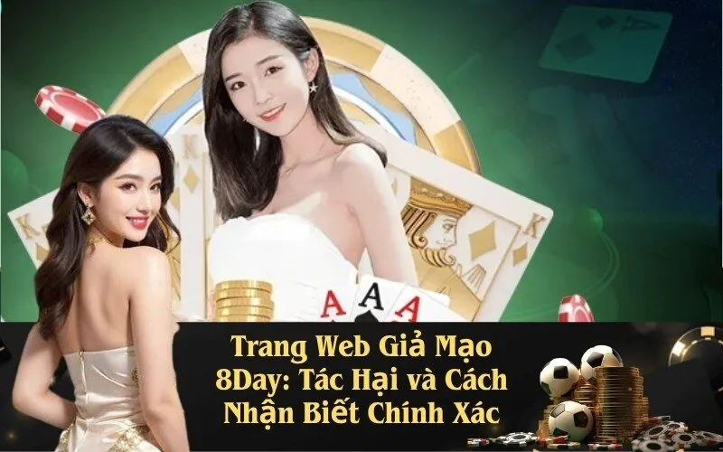trang web giả mạo 8day: tác hại và cách nhận biết chính xác